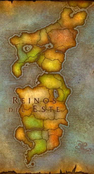 Mapa de Reinos del Este